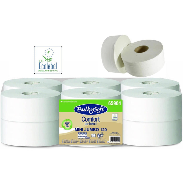Toilet paper BulkySoft Comfort 120m 2ply cellulose white (12)