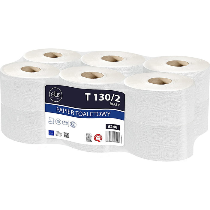 Toilet paper Ellis 120m 2-ply cellulose white (12)
