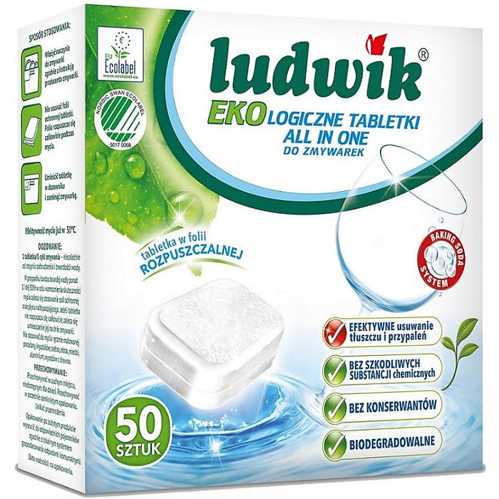 Ludwik All-in-1 Ecological Dishwasher Tablets (50)