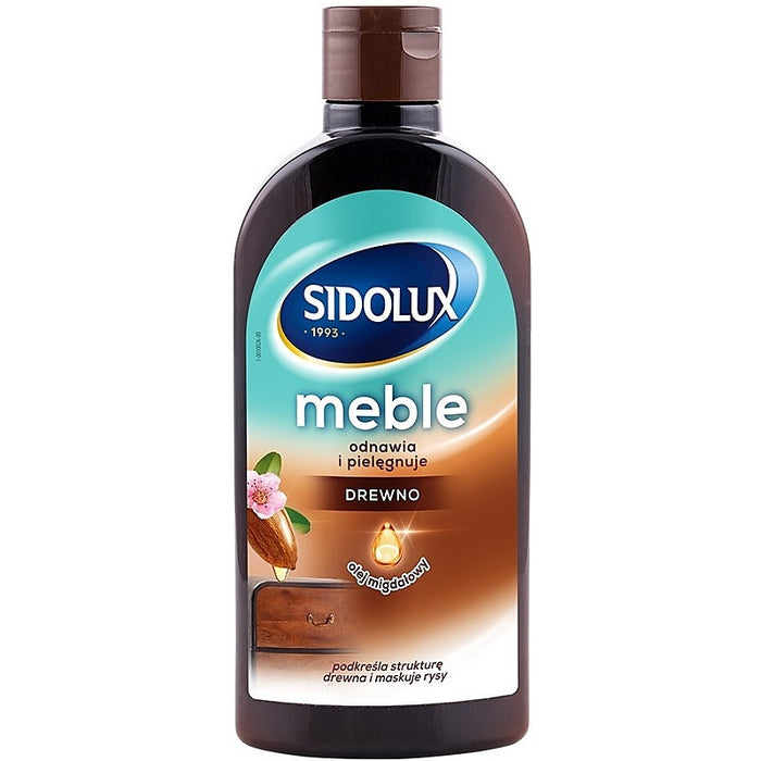 Sidolux Furniture Milk 300ml Wood Almond Oil