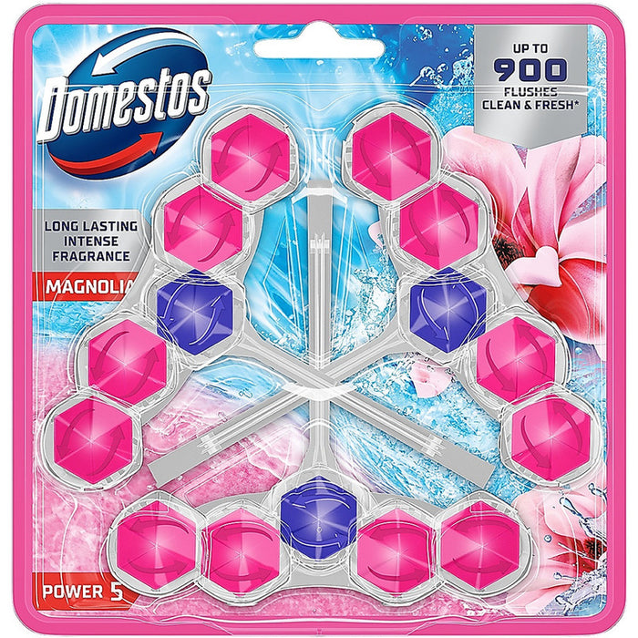Zawieszka do WC Domestos Power 5 50g Magnolia (3)