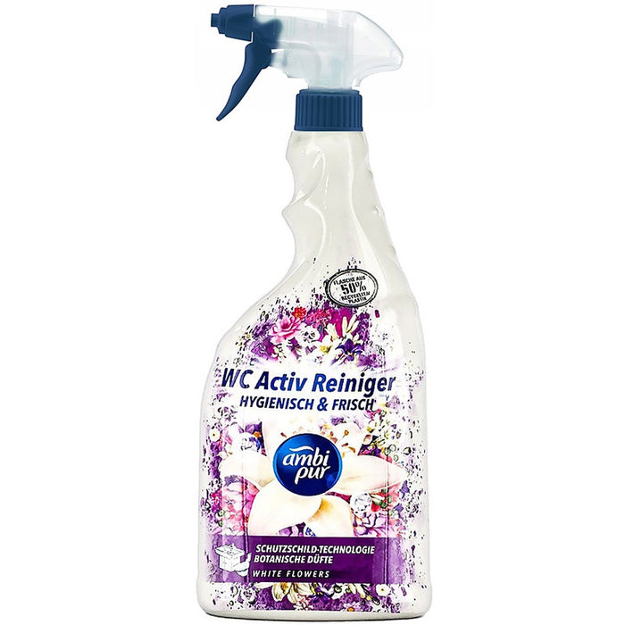 Ambi Pur 750ml White Flowers Toilet Spray
