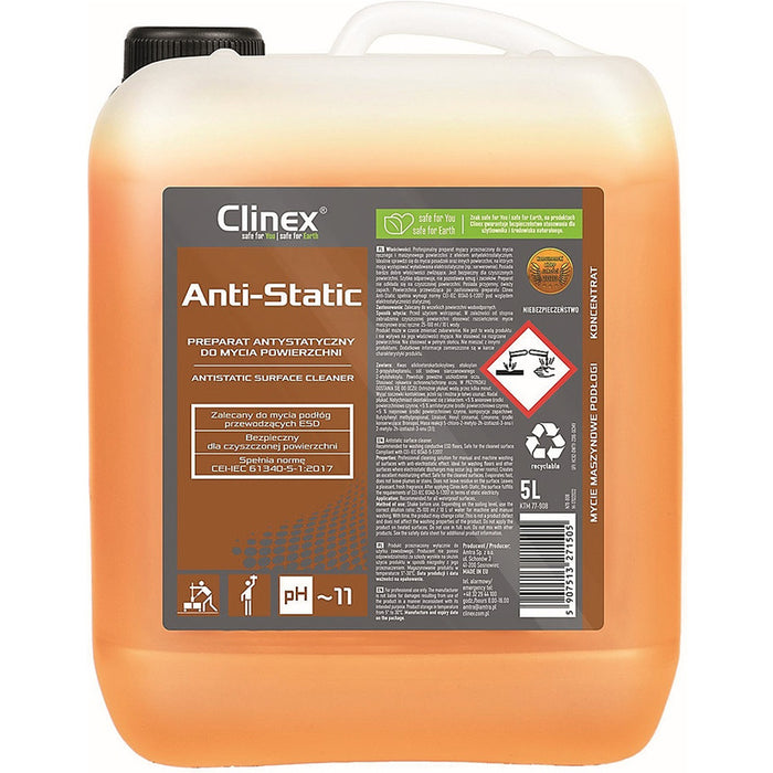Antistatic Surface Cleaner CLINEX, Anty-Static, 5l