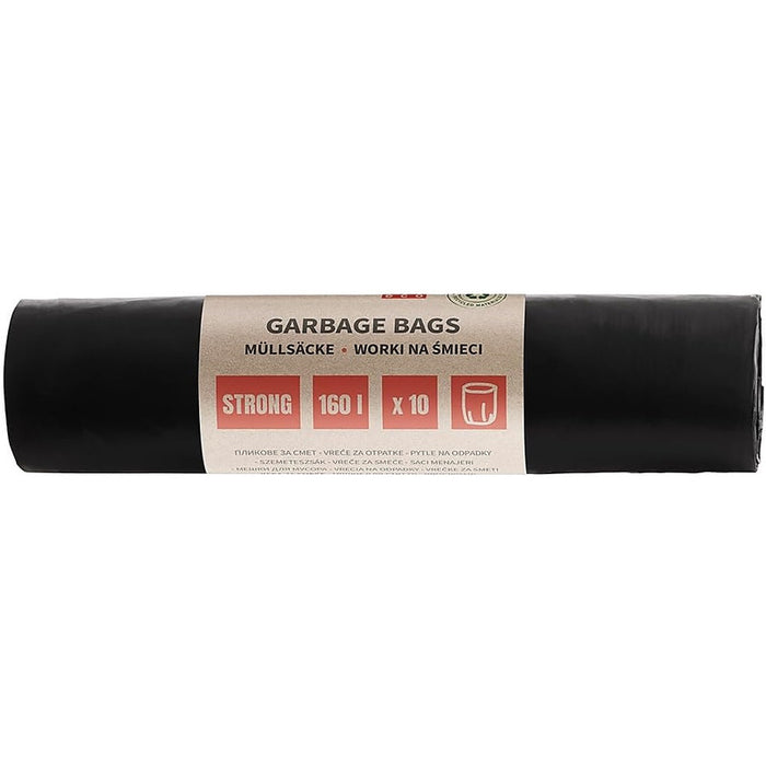 Worki na śmieci DONAU ECO, mocne (LDPE), 160l, 10