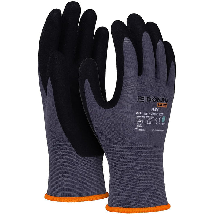 Donau Safety Flex gloves size 10 grey