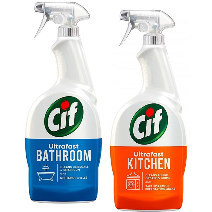 Cif Ultrafast Bathroom Cleaning Spray 500ml