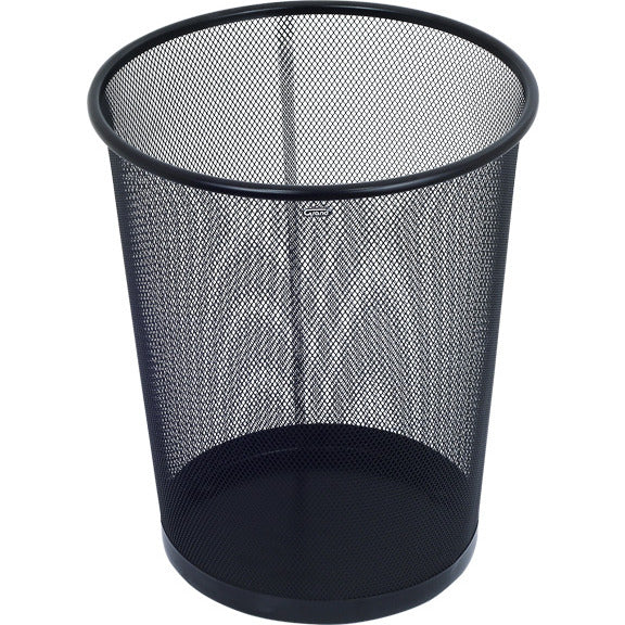 METAL DUSTBIN 19L BLACK