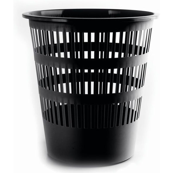 Waste bin Donau 12L black