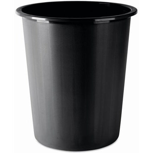 Donau 14L Black Waste Bin