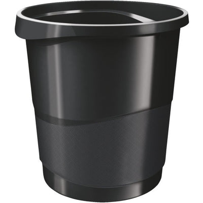 ESSELTE EUROPOST 14L WASTE BIN BLACK
