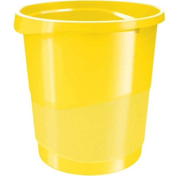 ESSENTIAL EUROPOST WASTE BIN 14L YELLOW