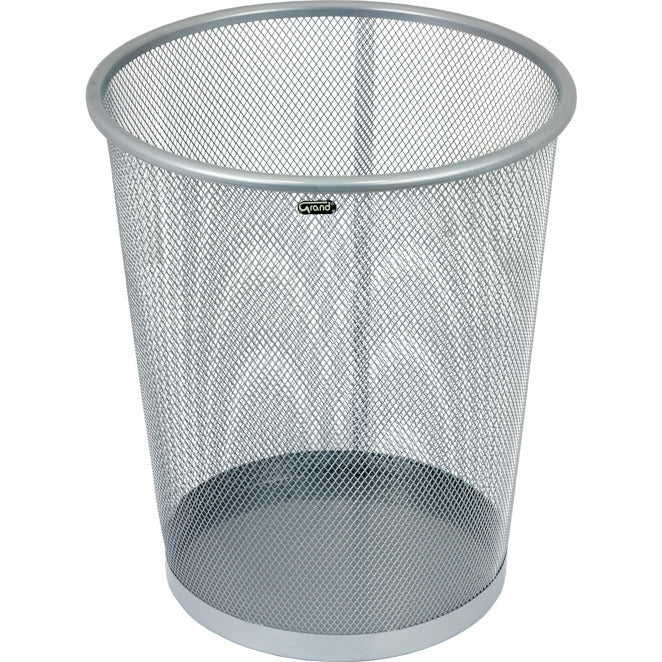 METAL BIN 12L SILVER
