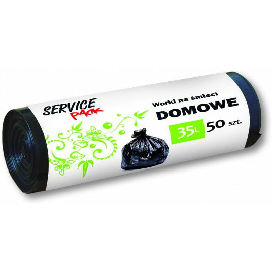 35L HDPE GARBAGE BAGS (50)