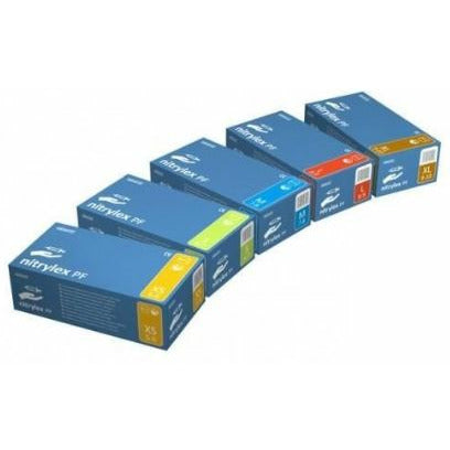 Nitrile Gloves Maxter Blue size L (100)