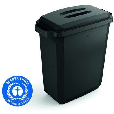 Durable Eco 60L Waste Bin, Black