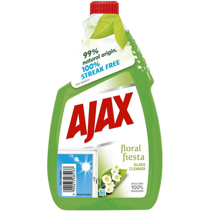 Ajax Floral Fiesta Glass Cleaner 750ml refill
