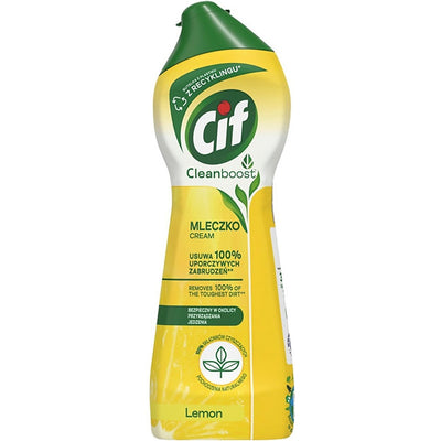 Cif Cleanboost 300g Lemon Cream Cleaner