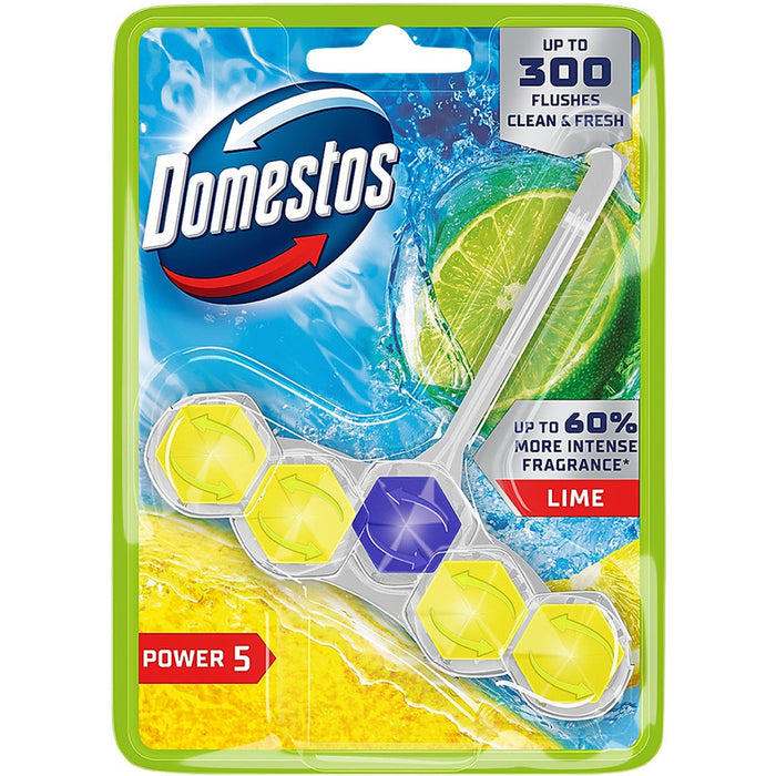 Toilet Block Domestos Power 5 50g Lime