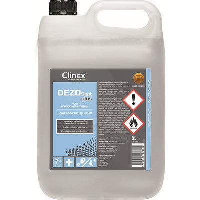 Professional hand disinfectant CLINEX Dezosept Plus 5L, virucidal, bactericidal