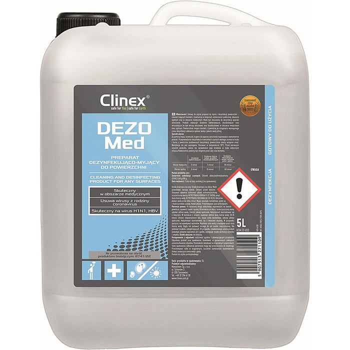 Disinfectant and cleaning agent for surfaces CLINEX, Dezomed, 5l