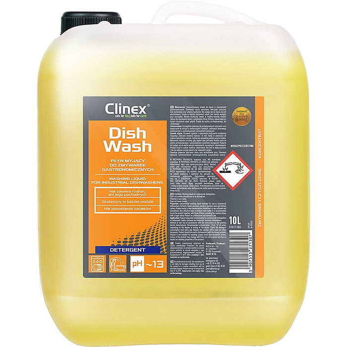 Płyn myjšcy do zmywarek gastronomicznych CLINEX Dishwash, 10l
