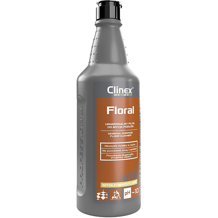 Uniwersalny płyn do mycia podłóg CLINEX Floral, mydło marsylskie, 1l