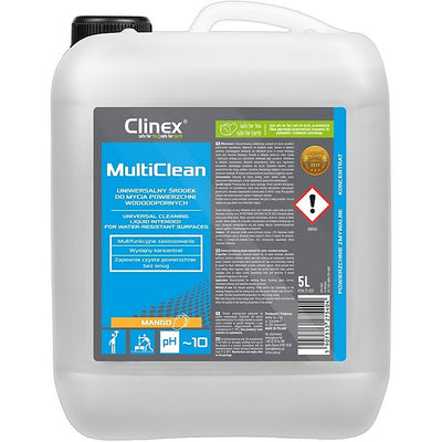 Universal cleaner CLINEX Multi Clean, for cleaning waterproof surfaces, Green Tea, 5l