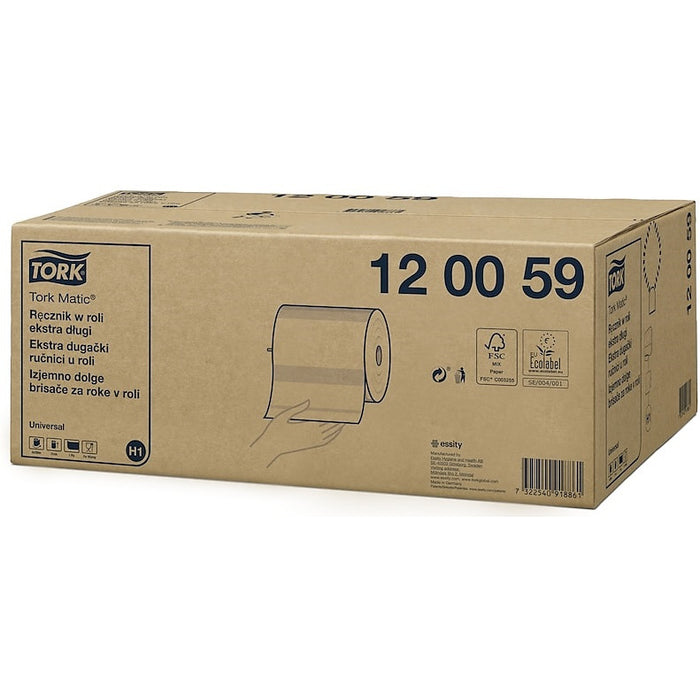 Ręcznik w rolce Tork Matic H1 280m 1w białe (6)