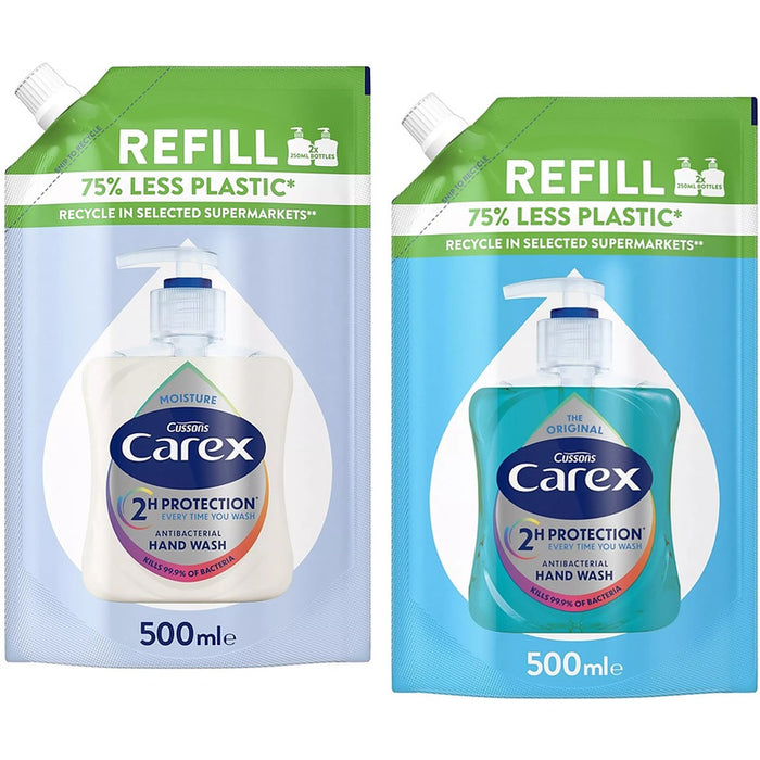Mydło w płynie Carex 500ml zapas Moisture