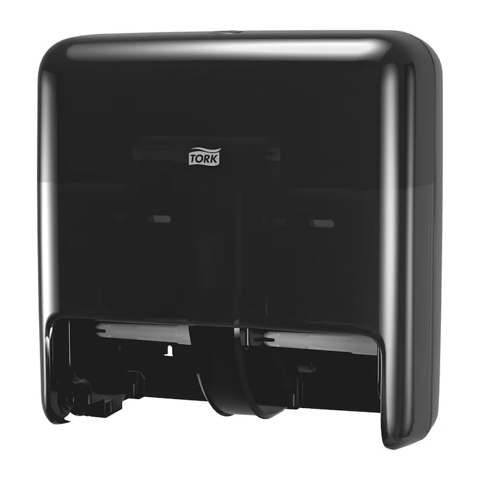 TORK Twin Mini Jumbo Toilet Roll Dispenser Black T7 - 55 80 52