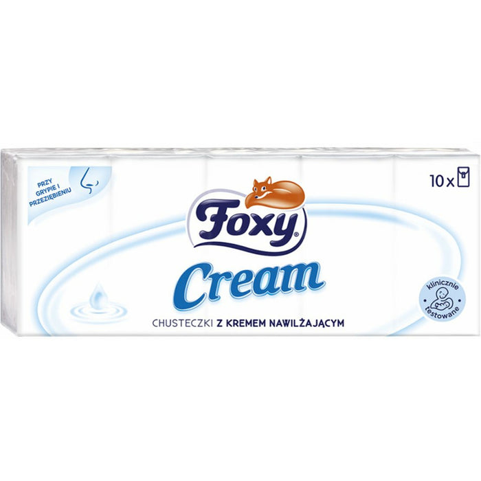 Foxy Cream Tissues (10x10)